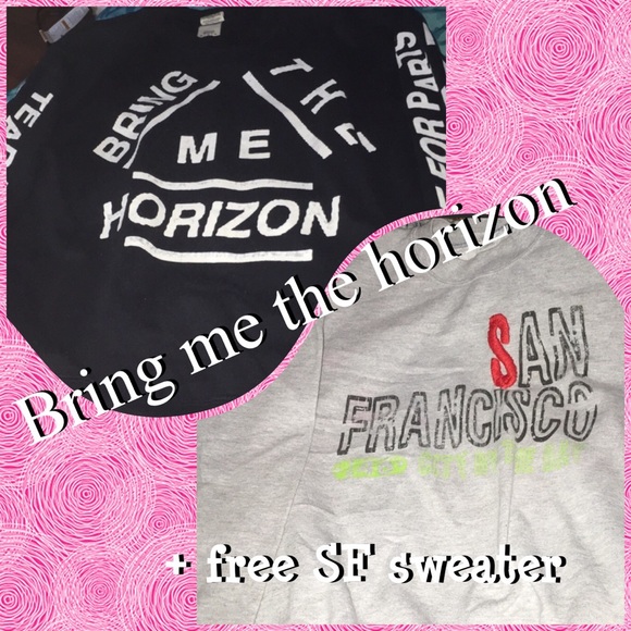 Hot Topic Sweaters - Bring me the horizon sweatshirt